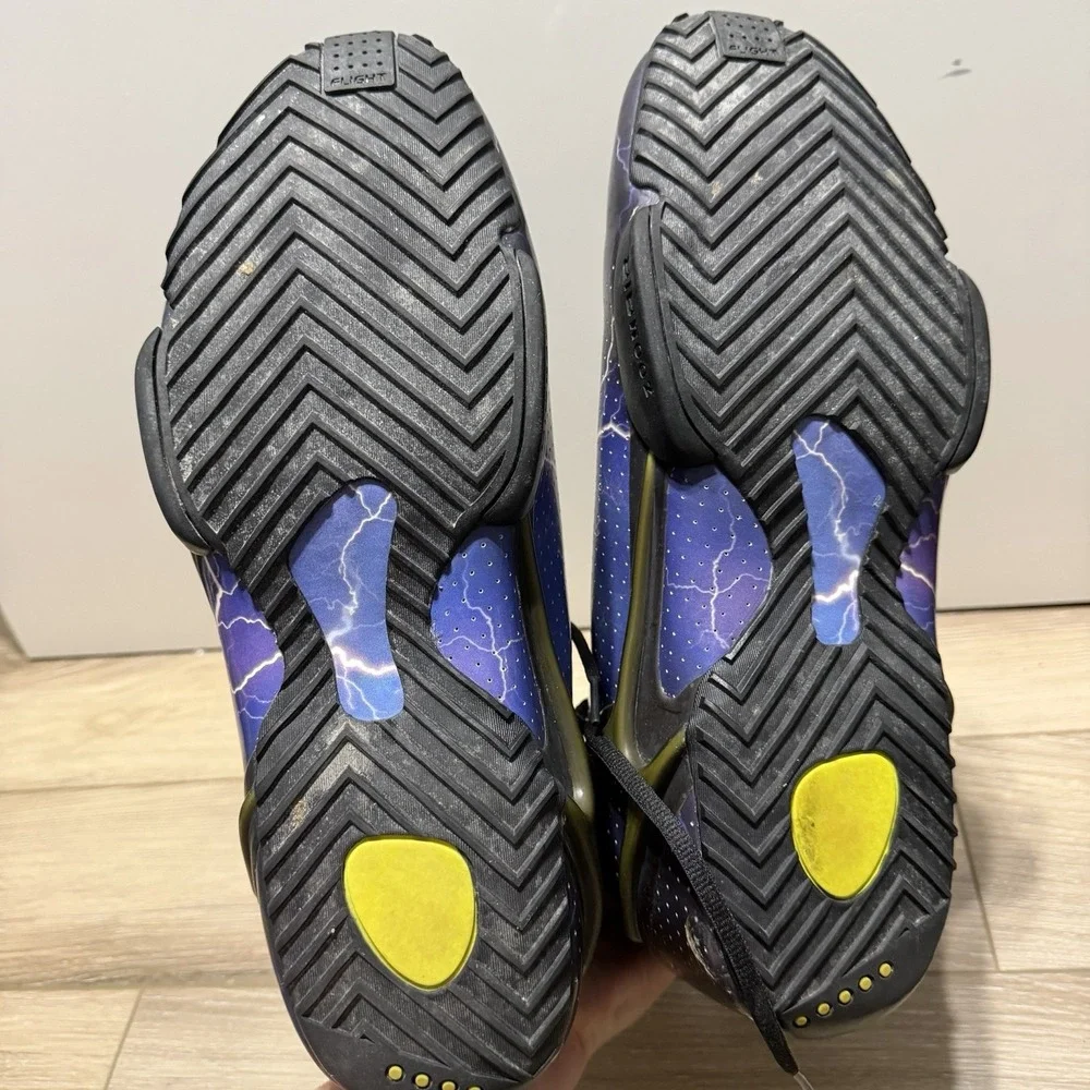 Nike ZOOM HYPERFLIGHT PRM Ultraviolet / Volt - Black‎ 587561 500 Men's 15 US